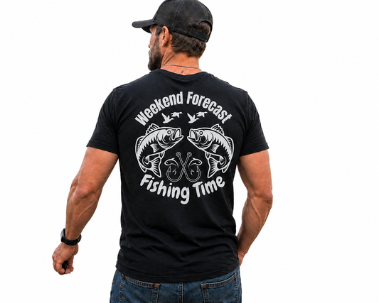 Fishing Weekend V Neck T-Shirt